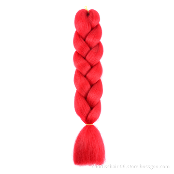 Wholesale 24'' Ombre Yaki Jumbo Braids Pre-stretched Crochet Synthetic Afro Braiding Hair Extensions Expression Braiding Hair